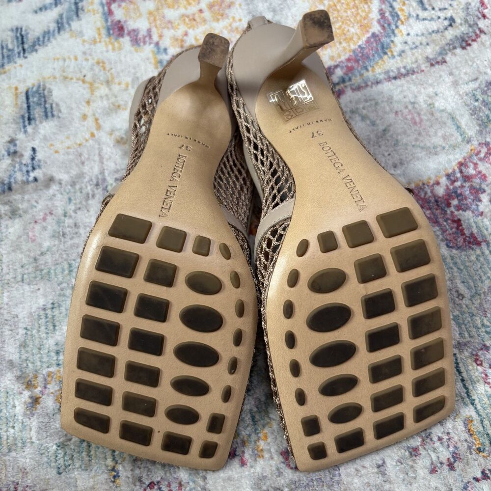 Bottega Veneta Stretch Mesh Pumps - Picture 8 of 8